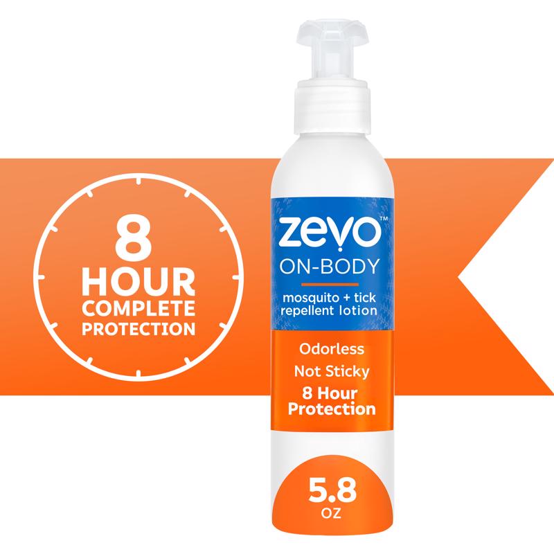 Zevo On-Body Lotion Insect Repellent Lotion For Mosquitoes/Ticks 5.8 oz