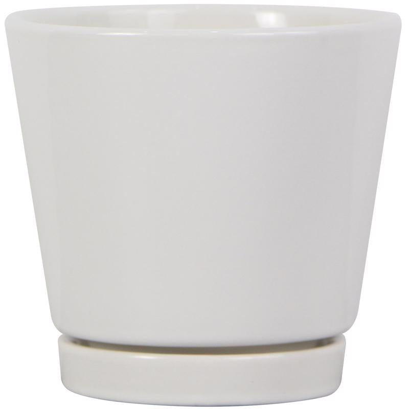 PLNTR CRMC KNCK WHT 4.4"