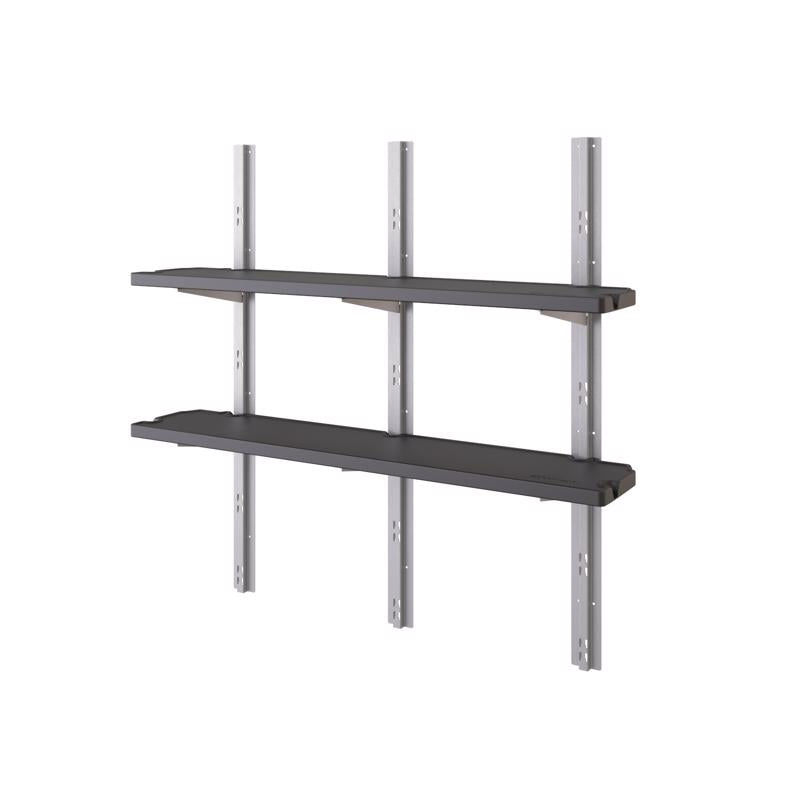 SHELF KIT RESIN BLK 10"