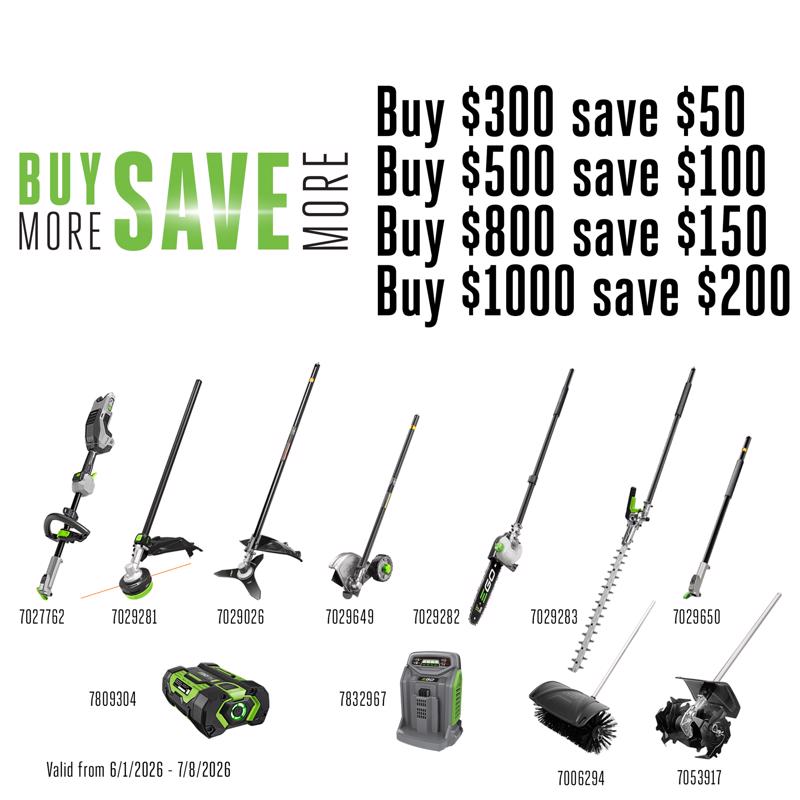 EGO Power+ Multi-Head System Carbon Fiber STA1600 16 in. 56 V Battery Trimmer Attachment Tool Only