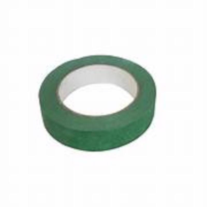 PLANT TIE TAPE FBRIC GRN