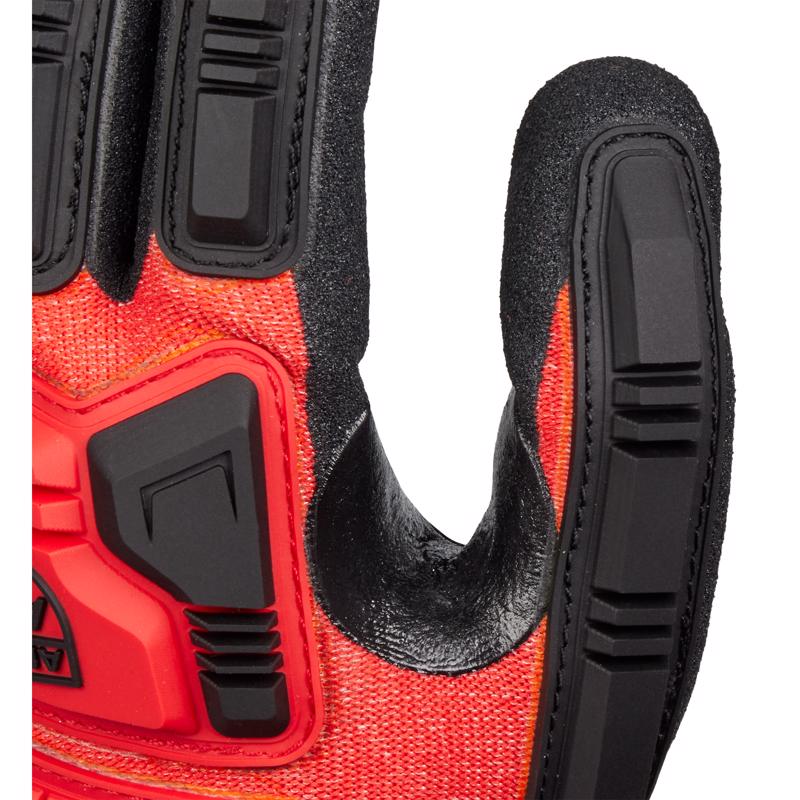 Milwaukee Smartswipe Men's Outdoor Dipped Gloves Black/Red L 1 each