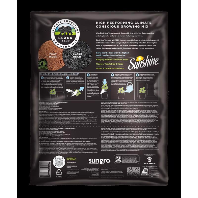Sunshine Black Bear All Purpose Potting Mix 1.5 ft