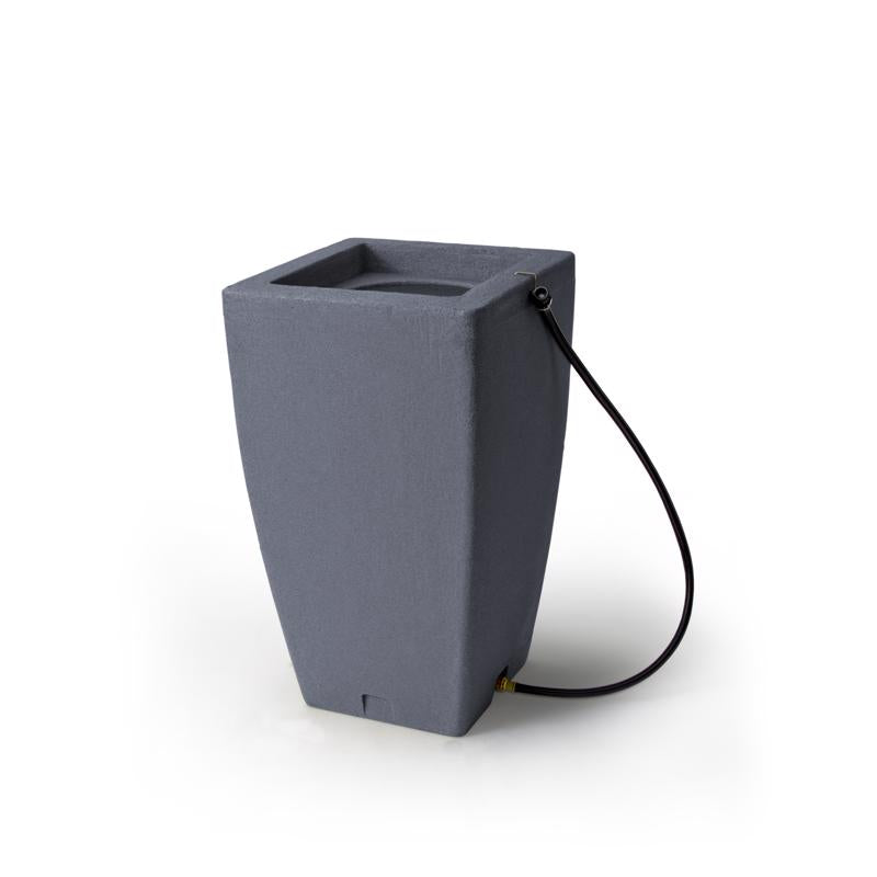 Algreen Products Madison Charcoal 49 gal Rain Barrel Polyethylene