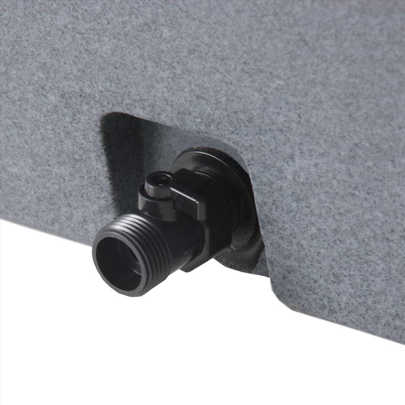 Algreen Products Madison Charcoal 49 gal Rain Barrel Polyethylene
