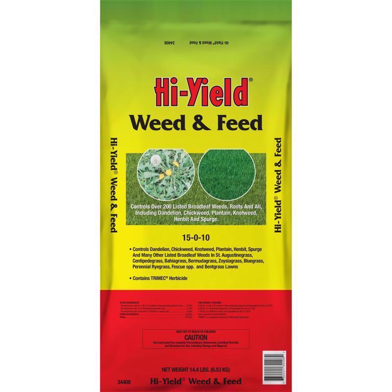 Hi-Yield (34408) Weed & Feed 15-0-10 (14.4 lbs.)