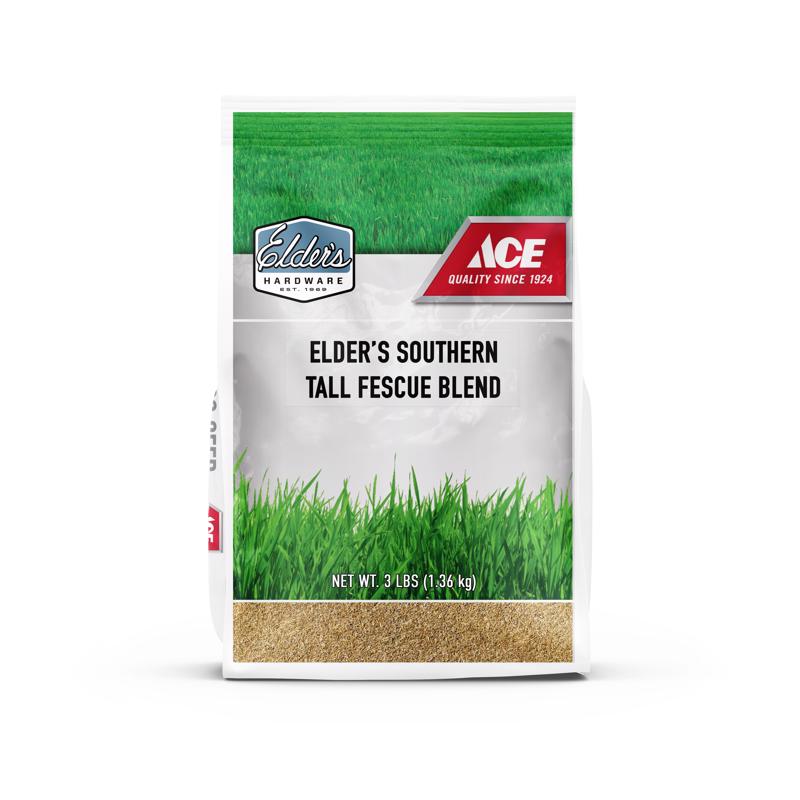 Ace Elder's Southern Tall Fescue Grass Sun or Shade Grass Seed 3 lb
