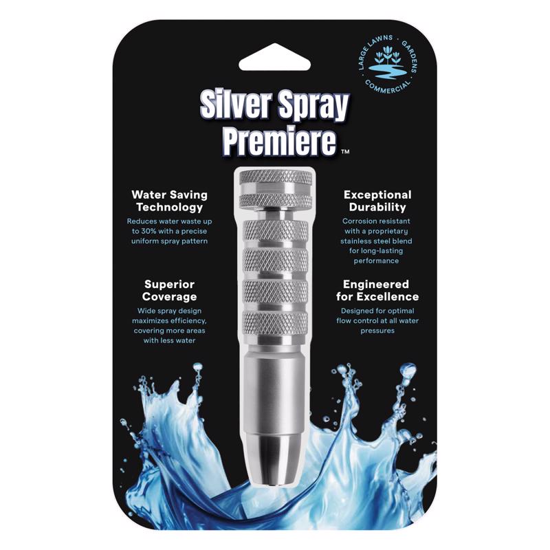 Silver Spray Premiere Adjustable Stainless Steel Spray Nozzle