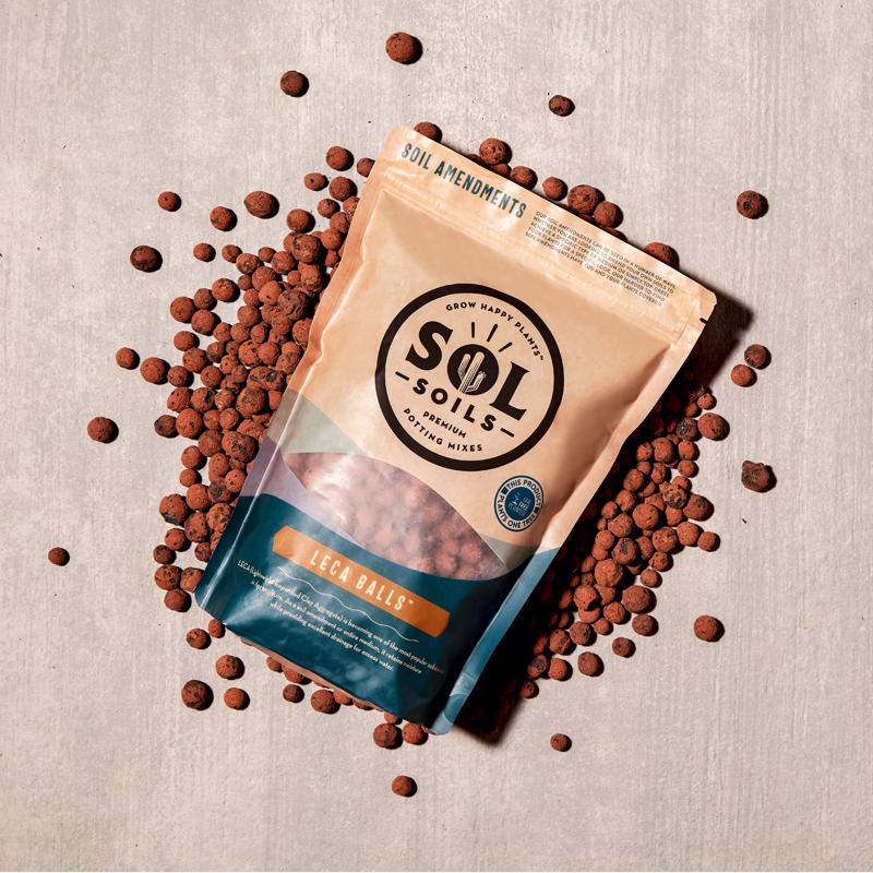 Sol Soils Flower and Plant Leca Balls 2 qt