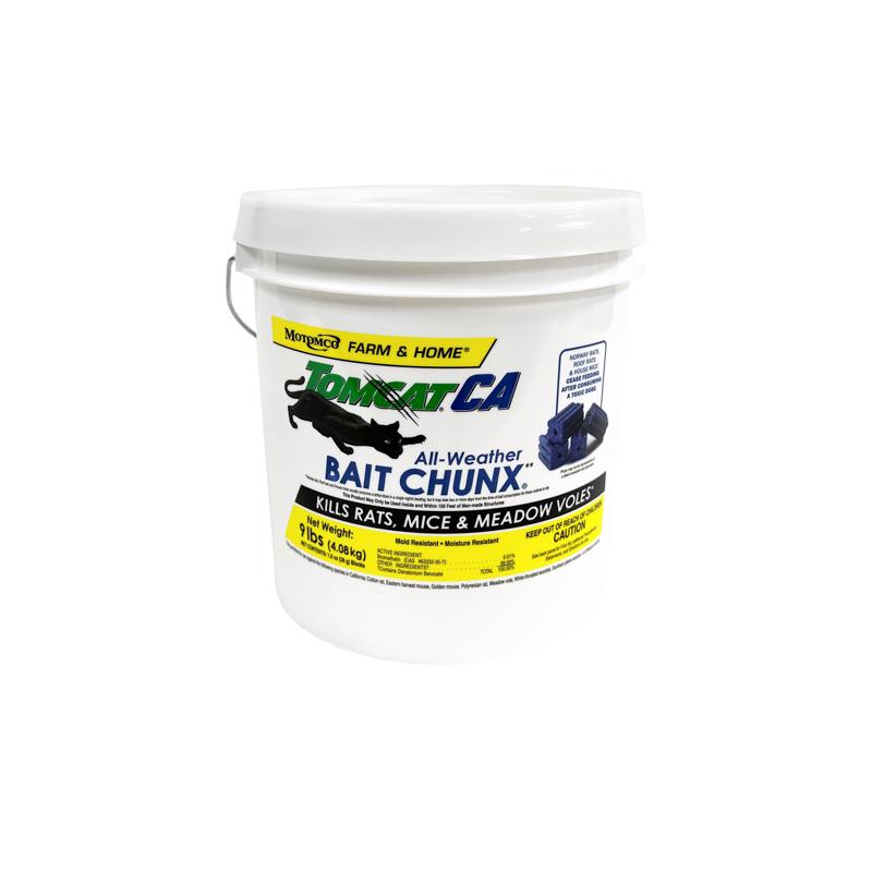 TomcatCA Toxic Rodenticide Bait Blocks For Mice and Rats 9 lb