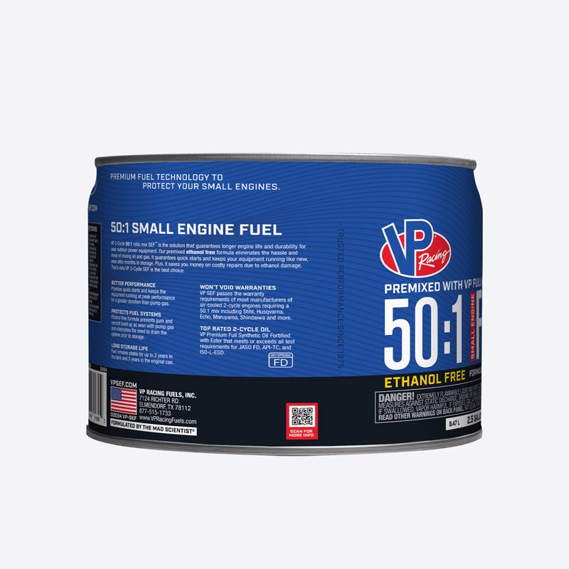 VP Racing Fuels Ethanol-Free 2-Cycle Pre-Mixed Fuel 2.5 gal