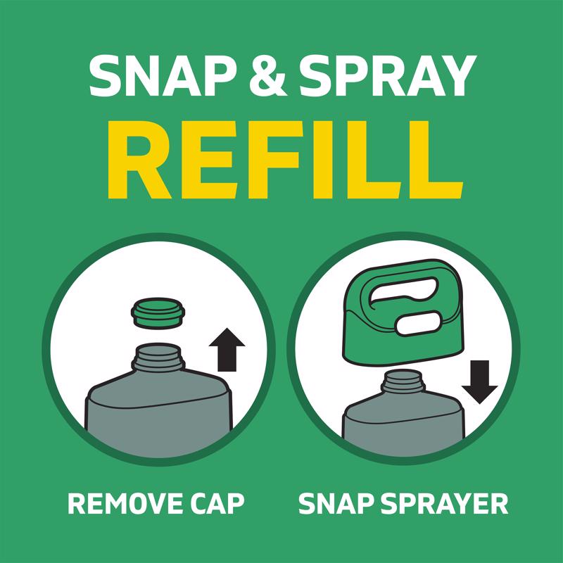 Spruce Snap & Spray Refill Broadleaf Weed and Vegetation Killers RTU Liquid 64 fl. oz.