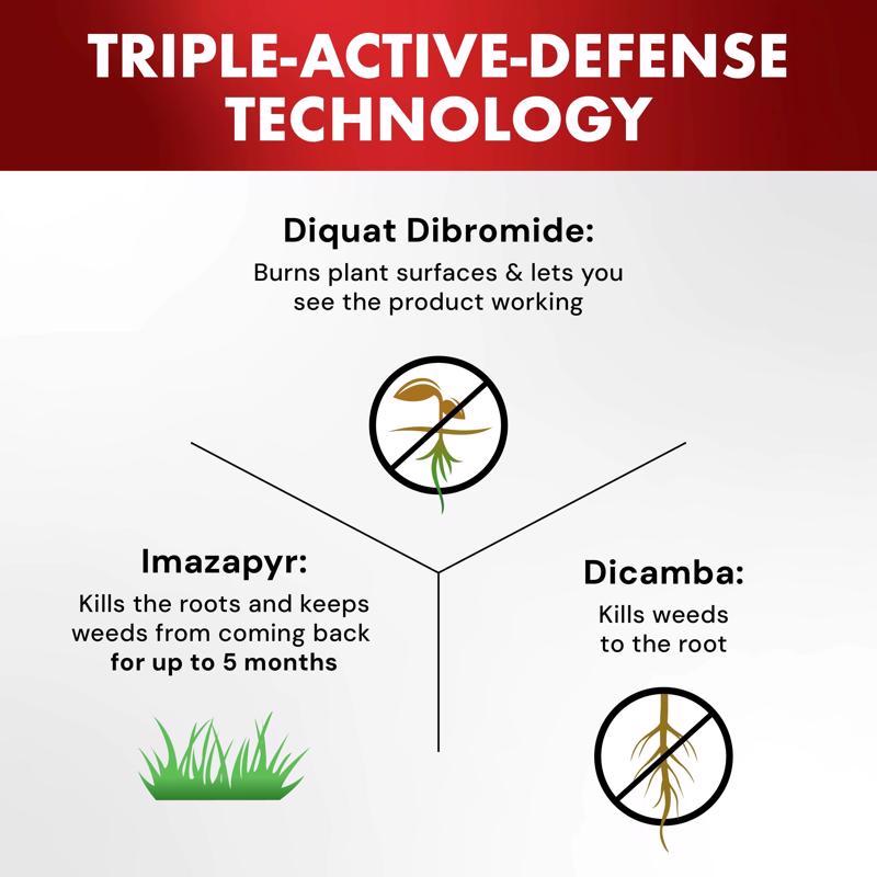 Spectracide One Shot Lawn and Weed Weed and Vegetation Killers Concentrate 32 oz