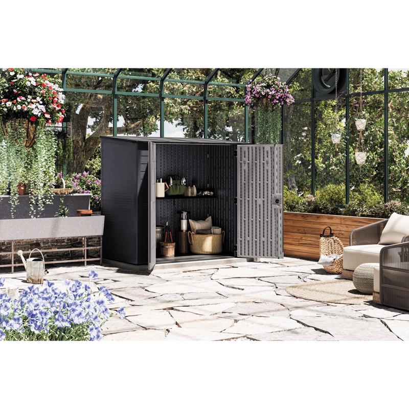 Suncast 7 ft. x 4 ft. Resin Standard Storage Shed with Floor Kit