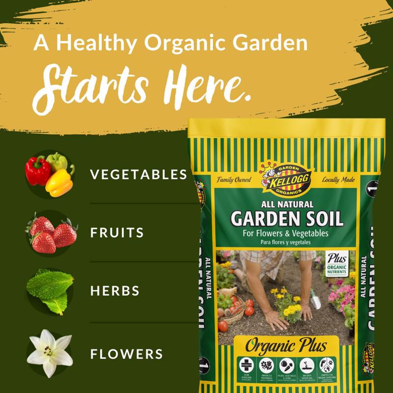 Kellogg Organic All Purpose Garden Soil 1 cu ft