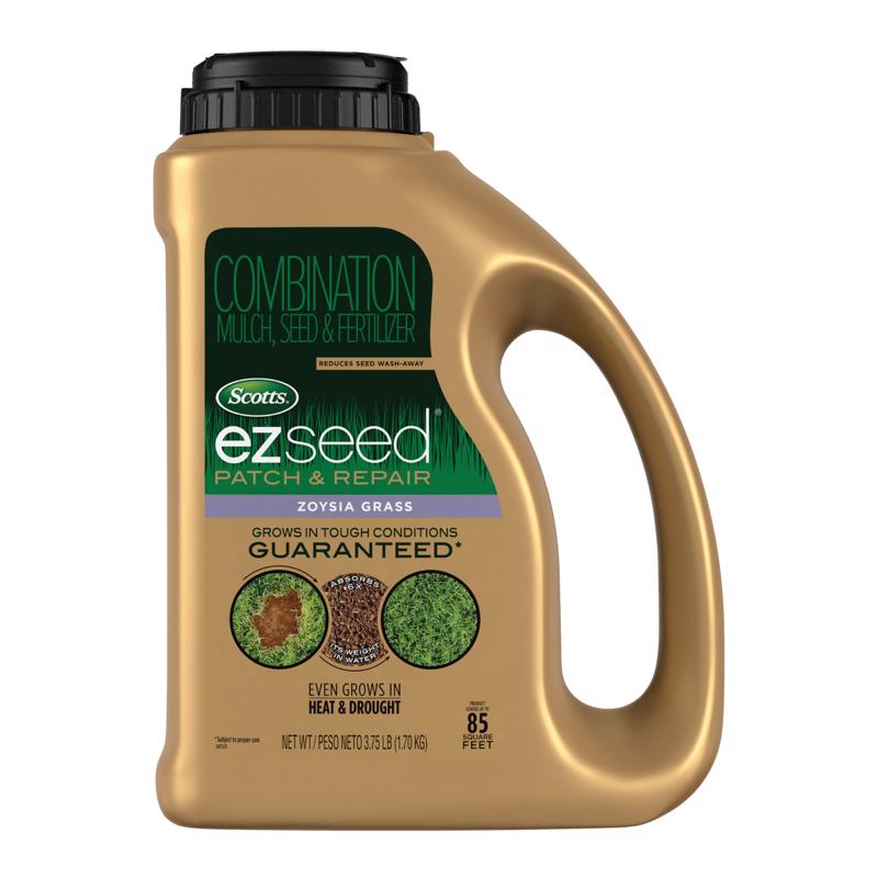 Scotts EZ Seed Zoysia Grass Partial Shade/Sun Fertilizer/Mulch/Seed 3.75 lb