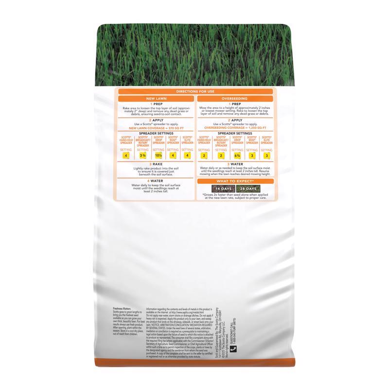 Scotts Turf Builder Bermuda Grass Sun or Shade Grass Seed and Fertilizer