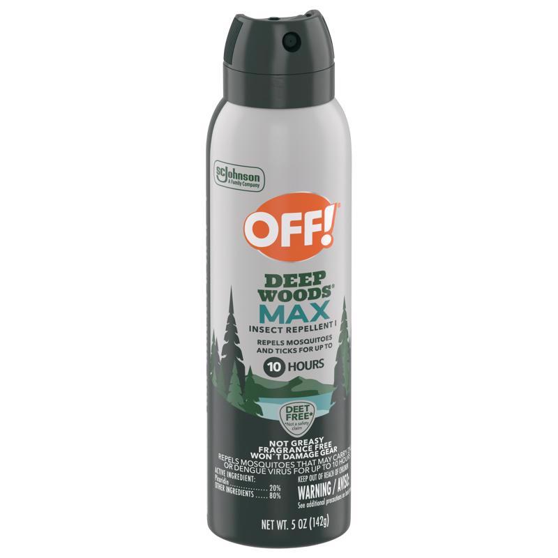OFF! Deep Woods Max Insect Repellent For Mosquitoes/Ticks 5 oz