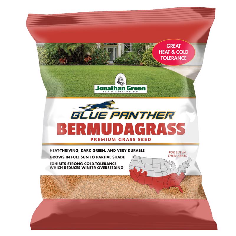 Jonathan Green Blue Panther Bermuda Grass Full Sun/Medium Shade Grass Seed 1 lb