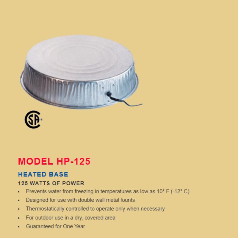 Farm Innovators Fount Heater Base For Poultry
