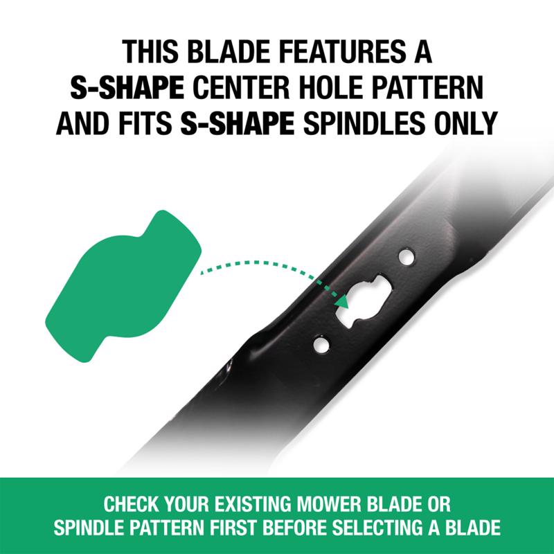 Genuine Factory Parts 46 in. High-Lift Mower Blade Set For Riding Mowers 1 pk