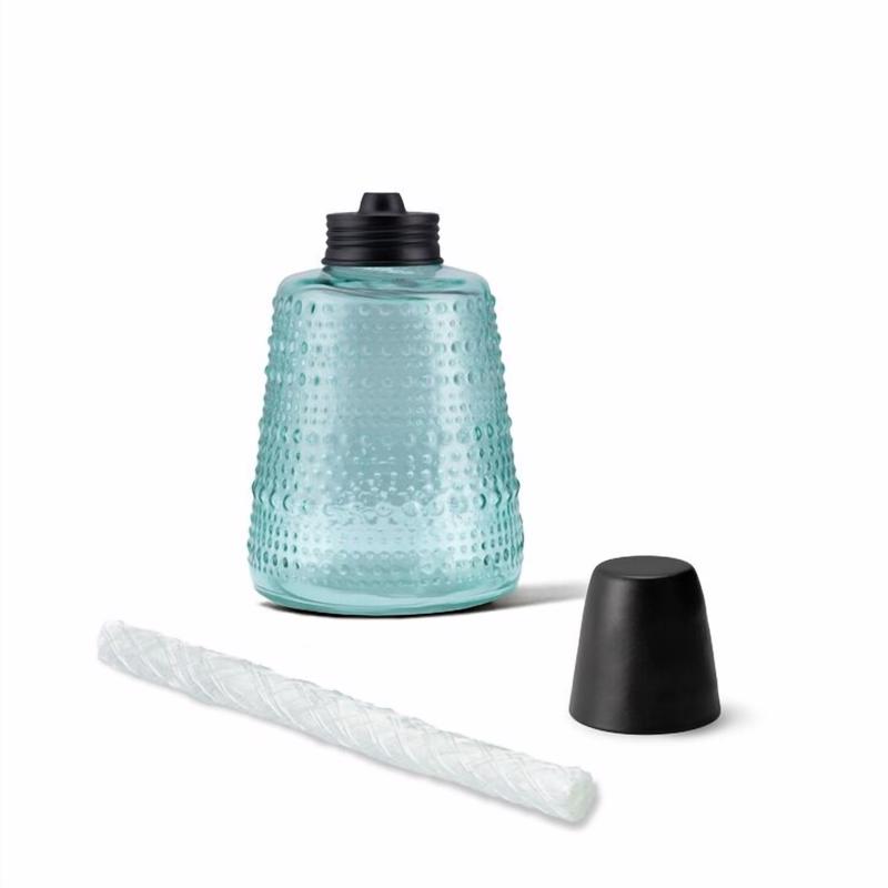 TIKI Assorted Glass 6 in. Tabletop Torch 1 pc