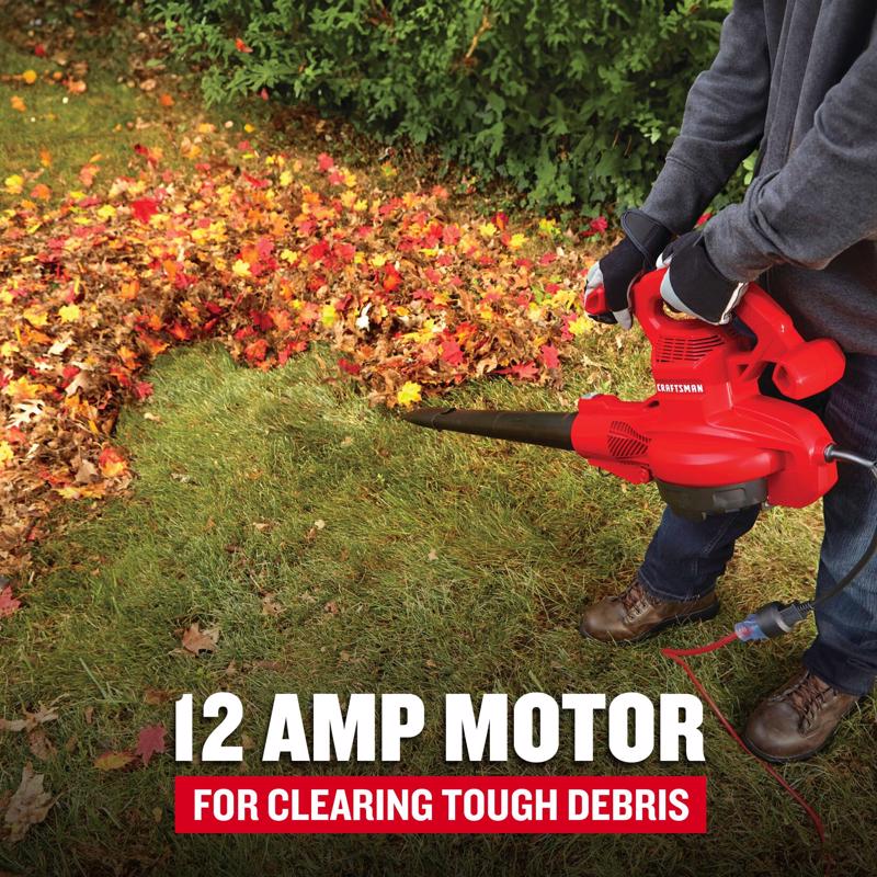 Craftsman 260 mph 450 CFM Electric Handheld Blower/Mulcher/Vac