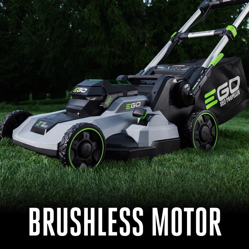 EGO Mower with String Trimmer & Blower