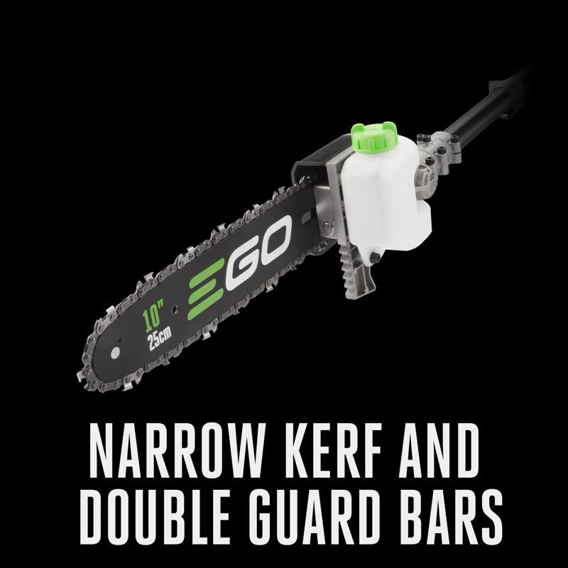 EGO Power+ Mult-Head System Pole Saw and Hedge Trimmer Attachment with Extension Pole