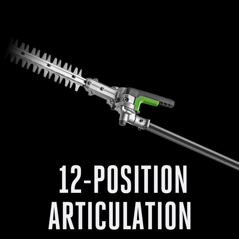 EGO Power+ Mult-Head System Pole Saw and Hedge Trimmer Attachment with Extension Pole