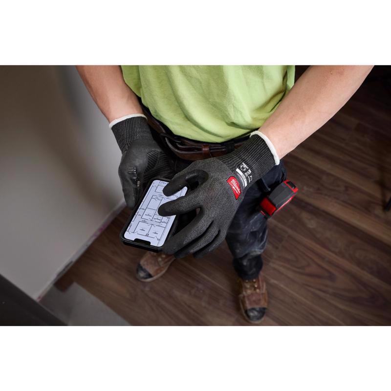 Milwaukee Wear Defense Protection Cut Level 1 Work Gloves Black L 1 pair
