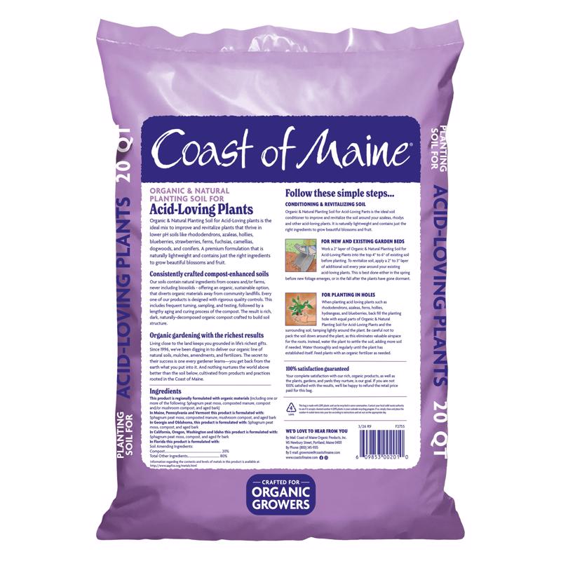 Coast of Maine Organic Flower and Plant Planting Soil 20 qt. cap.