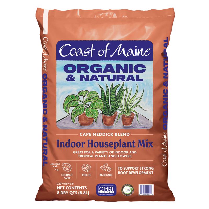 Coast of Maine Cape Neddick Blend Organic Indoor Plant Potting Mix 8 qt. cap.