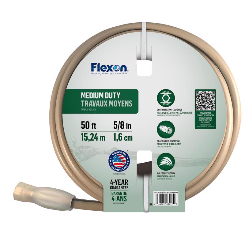 Flexon 5/8 in. D X 50 ft. L Medium Duty Garden Hose