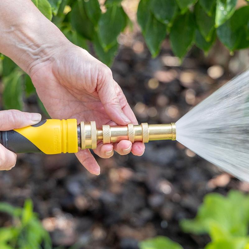 Melnor Adjustable Twist Brass Hose Nozzle
