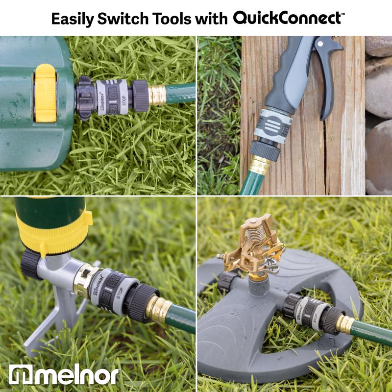 Melnor Plastic/Rubber Quick Connector Hose Set
