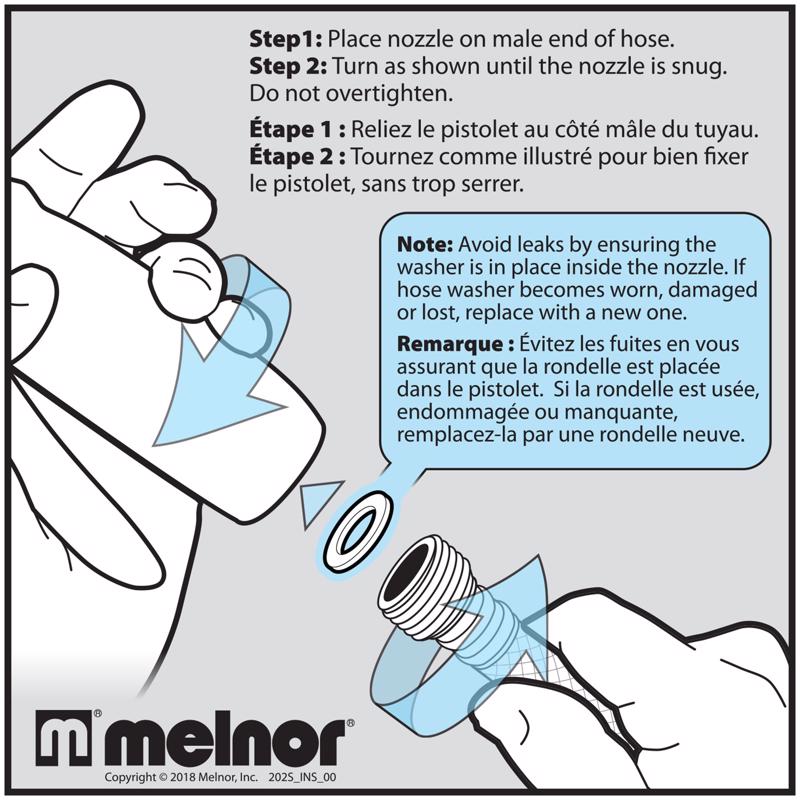 Melnor Rubber Hose Washer Set
