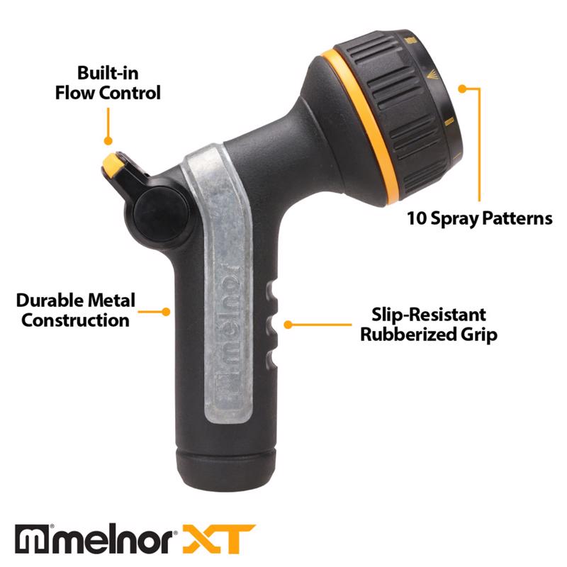 Melnor 10 Pattern Metal Hose Nozzle