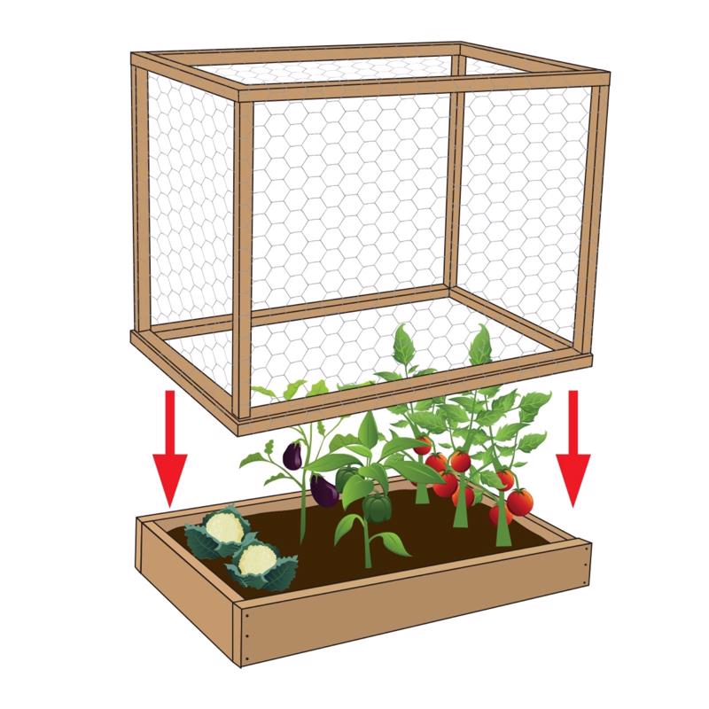 Garden Craft 36 in. H X 150 ft. L Galvanized Steel Poultry Netting 1 in.