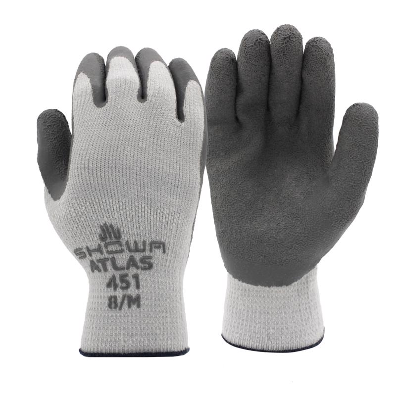Atlas Therma Fit Unisex Indoor/Outdoor Cold Weather Work Gloves Gray L 1 pair