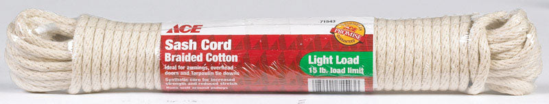 CORD SASH COTON 3/16X50'