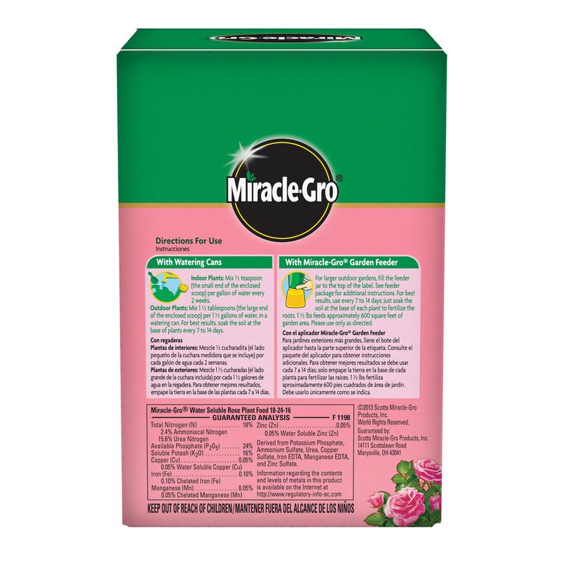 Miracle-Gro Powder Rose Plant Food 1.5 lb