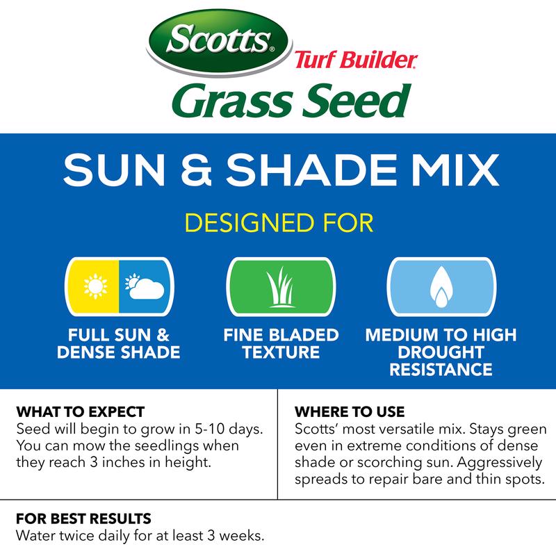 Scotts Turf Builder Mixed Sun or Shade Grass Seed 20 lb
