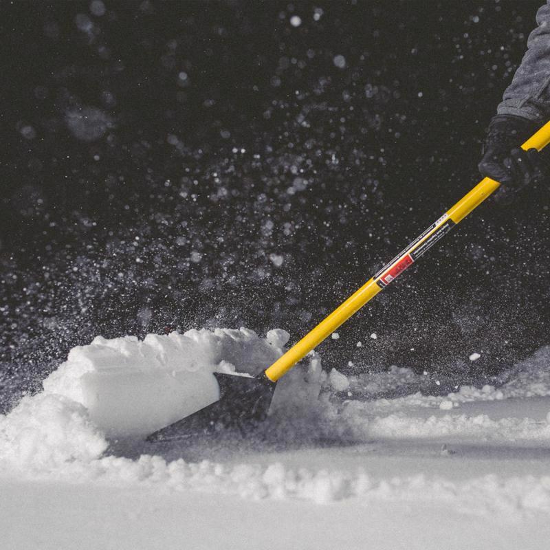 The Snowplow THE ORIGINAL SNOW PUSHER 48 in. W X 56 in. L UHMW Snow Pusher