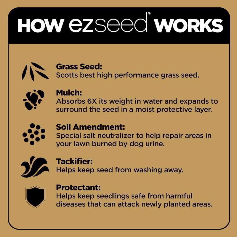 Scotts EZ Seed Mixed Sun or Shade Pet/Dog Spot Grass Repair Seed 2 lb