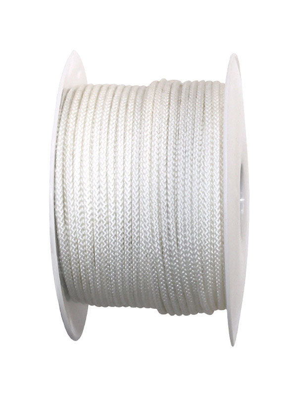 Koch 9/64 in. D X 200 ft. L White Diamond Braided Nylon Rope
