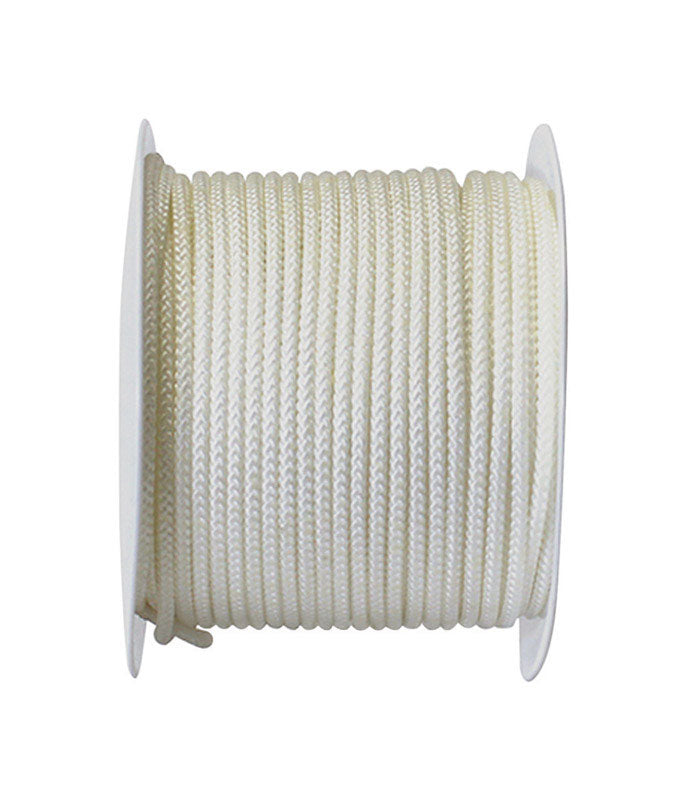 Koch 11/64 in. D X 200 ft. L White Diamond Braided Nylon Rope