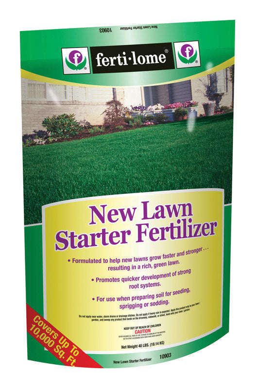 Ferti-lome Lawn Starter Lawn Fertilizer For All Grasses 10000 sq ft