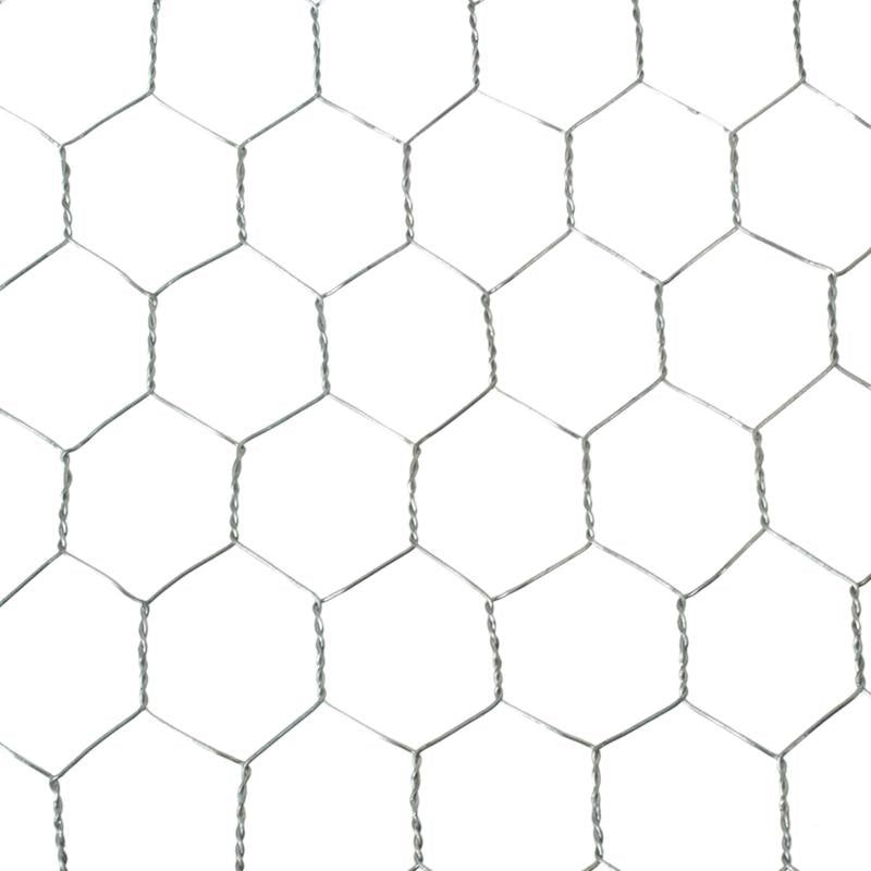 Garden Craft 24 in. H X 50 ft. L Galvanized Steel Poultry Netting 1 in.