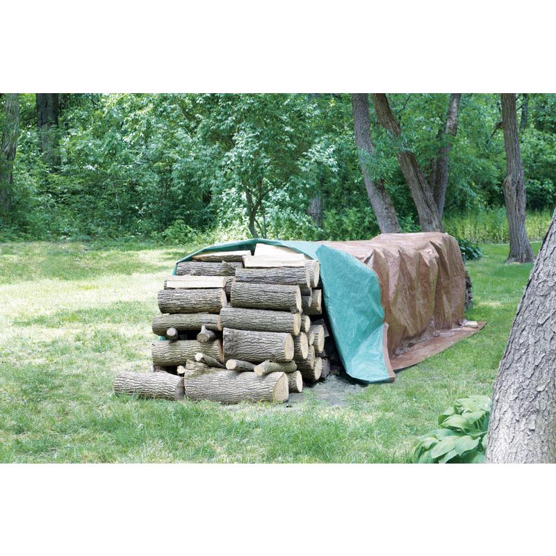 Ace 16 ft. W X 20 ft. L Medium Duty Polyethylene Tarp Blue/Brown